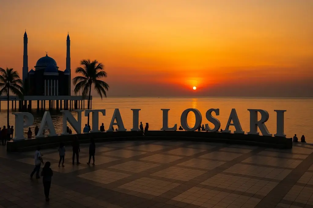 Destinasi wisata Makassar pantai losari