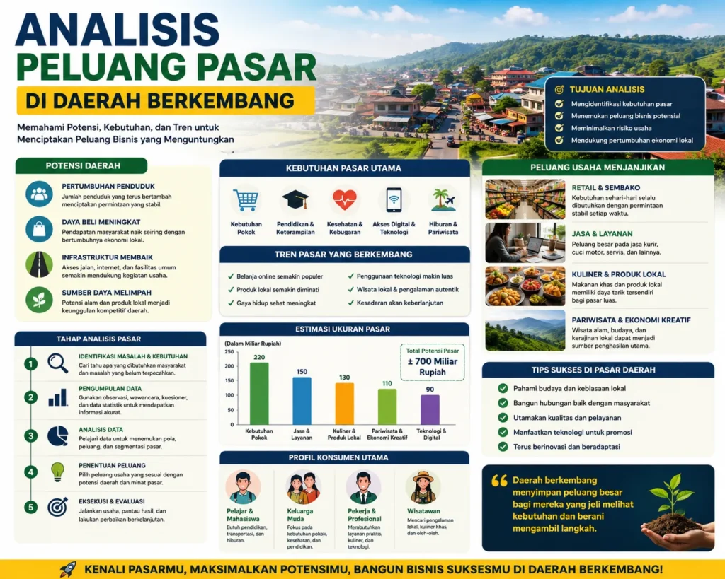Analisis Peluang Pasar di Daerah Berkembang