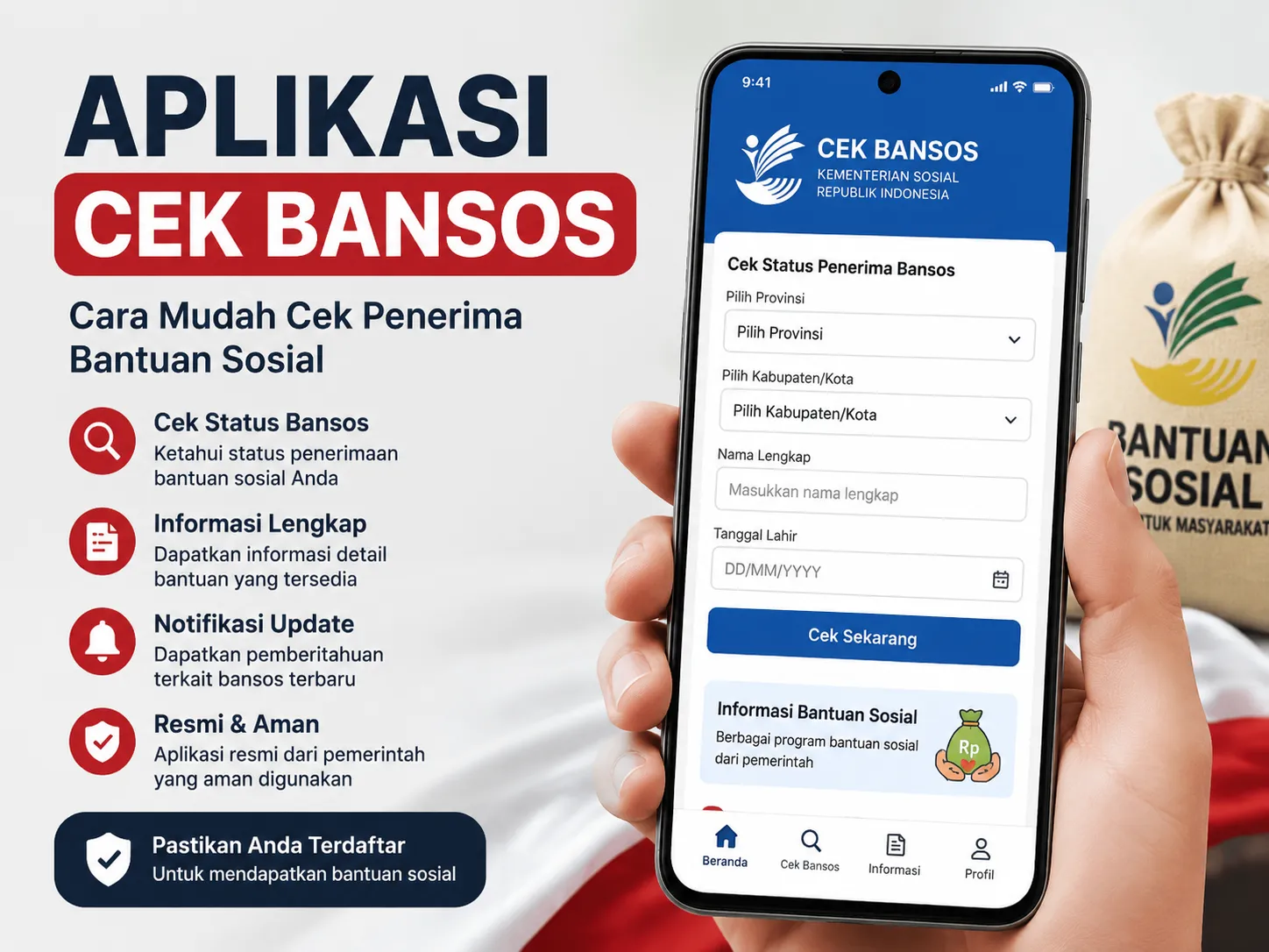 Aplikasi Cek Bansos