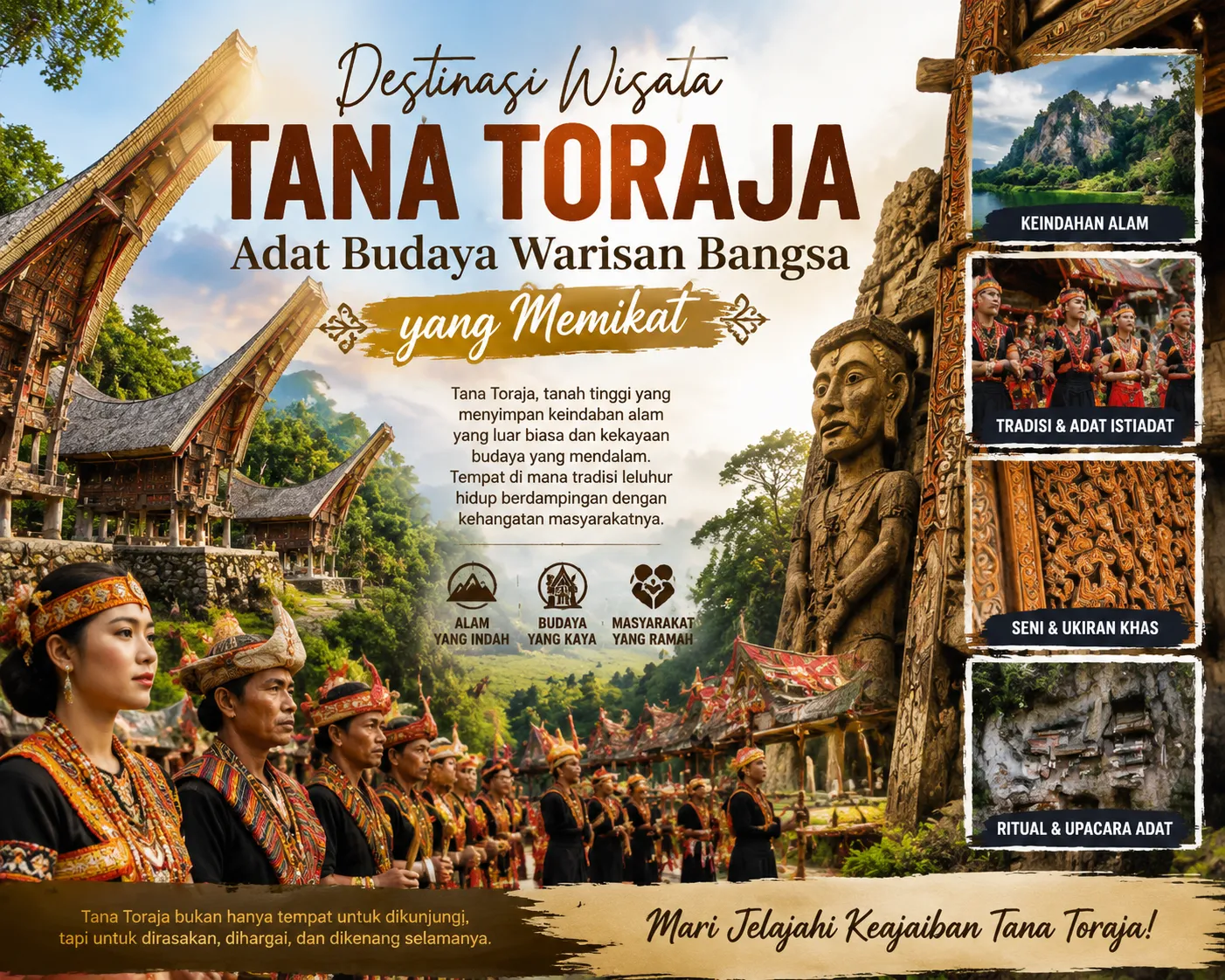 Destinasi Wisata Tana Toraja Adat Budaya Warisan Bangsa yang Memikat