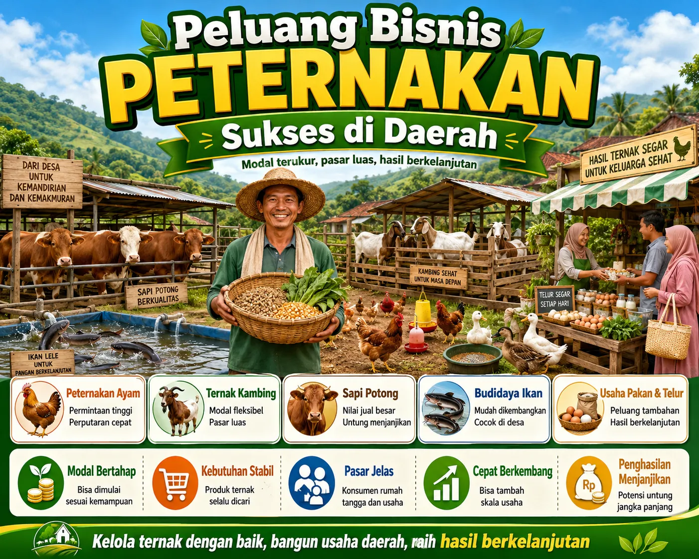 Peluang Bisnis Peternakan Sukses di Daerah