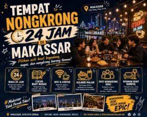 Tempat Nongkrong 24 Jam di Makassar