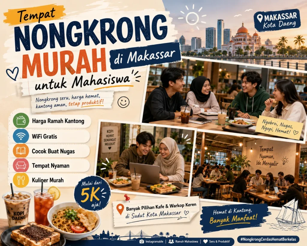 Tempat Nongkrong Murah di Makassar untuk Mahasiswa