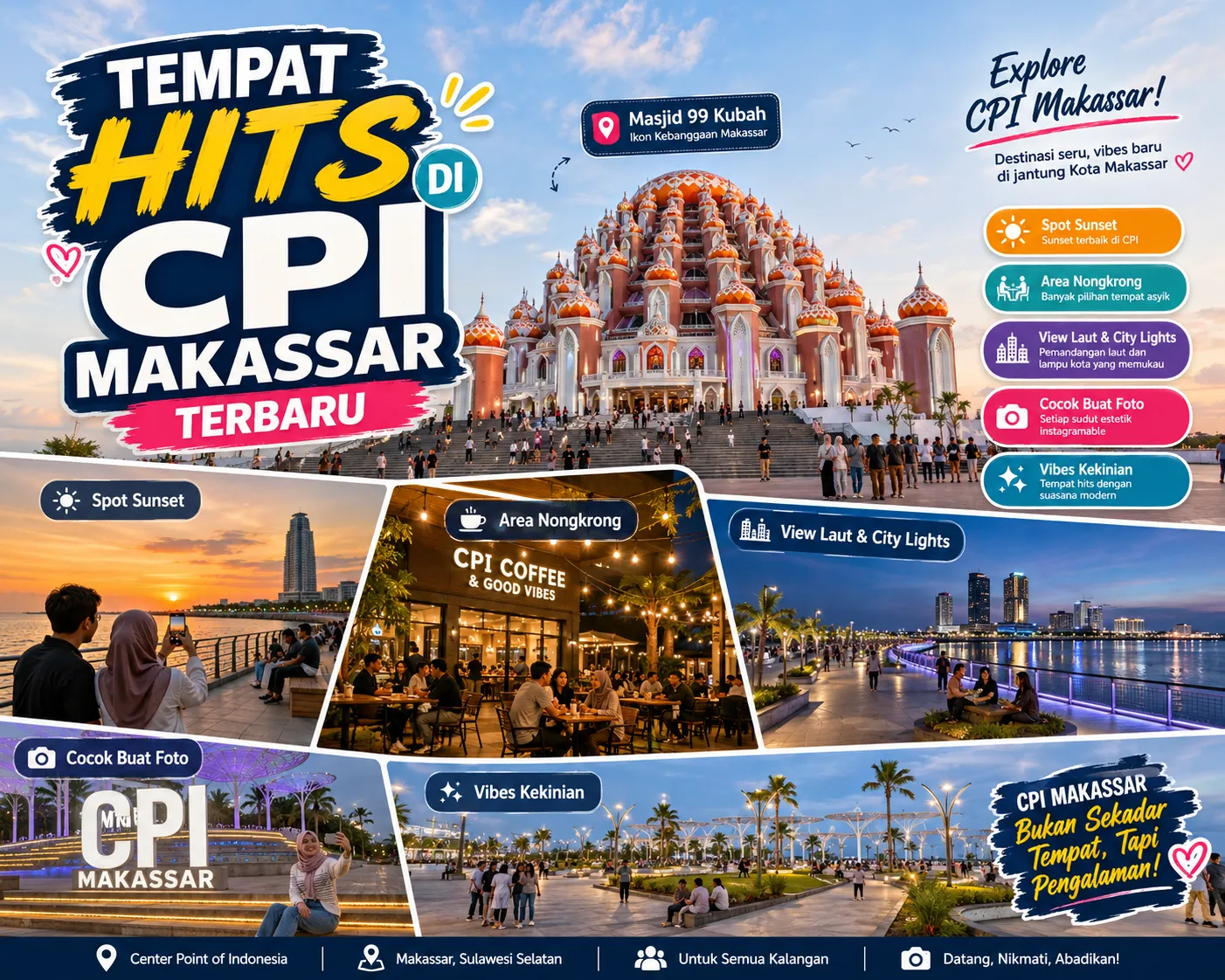 Tempat hits di CPI Makassar terbaru