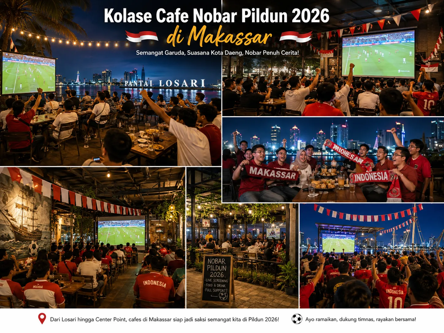 cafe nobar pildun 2026 di makassar